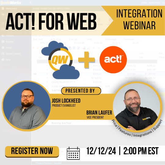 QuoteWerks ACT for WEb